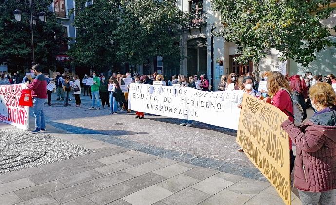 Concentración este viernes en la plaza del Carmen. 