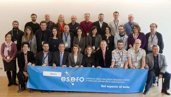 Delegados de las oficinas Esero reunidos en Granada. 
