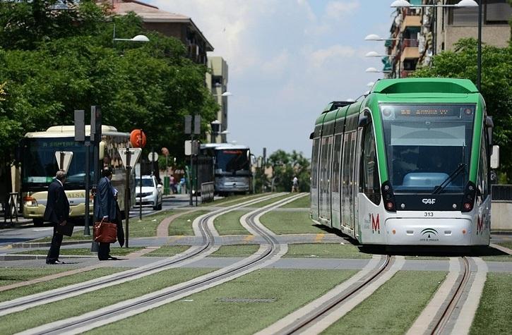 El metro durante un recorrido por la capital.