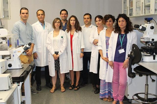 Equipo científico del trabajo, liderado por José Antonio Lorente (segundo por la izqda.).