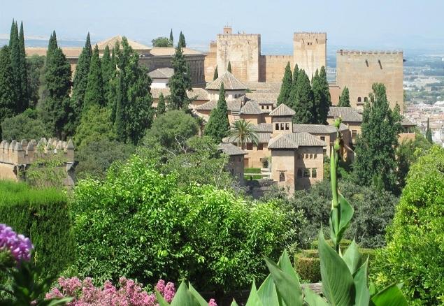 Vista de la Alhambra.