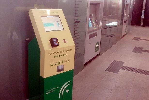 Máquina para recargar tarjetas de transporte Máquina para recargar tarjetas de transporte.