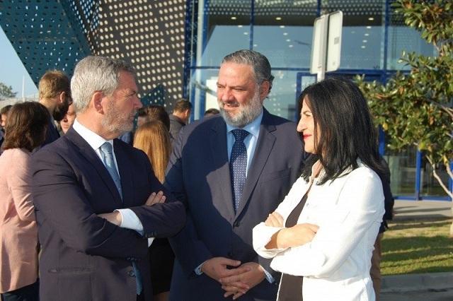 José García Fuentes (izda.), junto a Pablo García e Inmaculada Calahorro. 