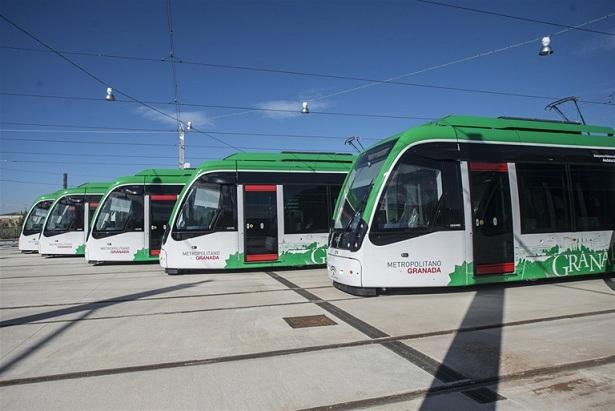 Convoyes del metro de Granada. 