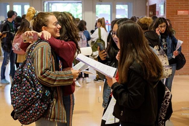 Estudiantes durante una convocatoria anterior. 