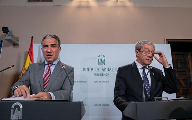 Rueda de prensa tras el Consejo de Gobierno.