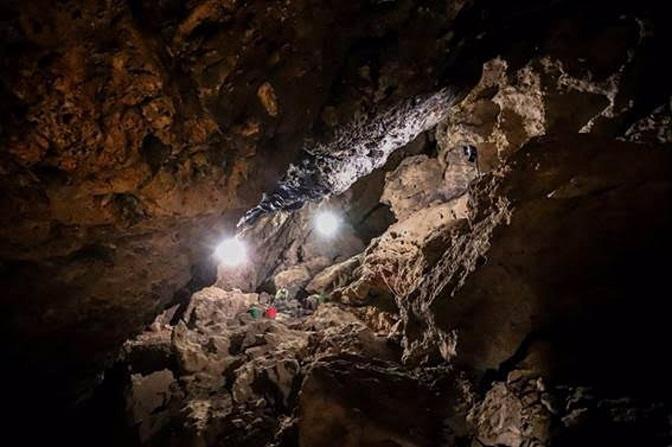 Interior de la Cueva de los Murciélagos. 