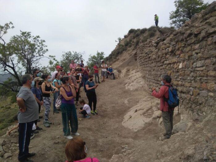 Anterior campaña arqueológica en el Fuerte de Juviles.