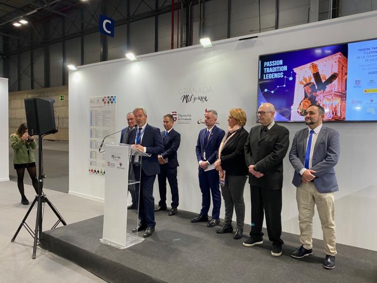 García Fuentes durante la presentación en Fitur. García Fuentes durante la presentación en Fitur.