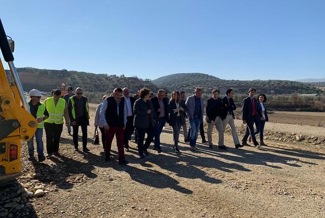 Visita institucional a las obras. 