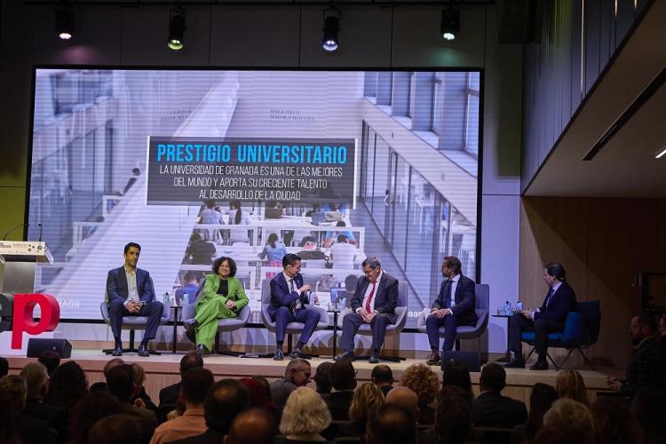 Representación de la delegación granadina en Madrid. 