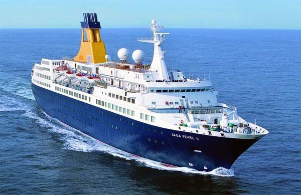 Imagen del crucero Saga Pearl II. Imagen del crucero Saga Pearl II.