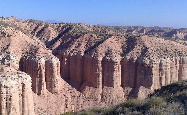 Los Coloraos de Gorafe, uno de los parajes más espectaculares del Geoparque.