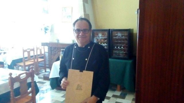 Jean Paul Vinay, en su restaurante de Montefrío.
