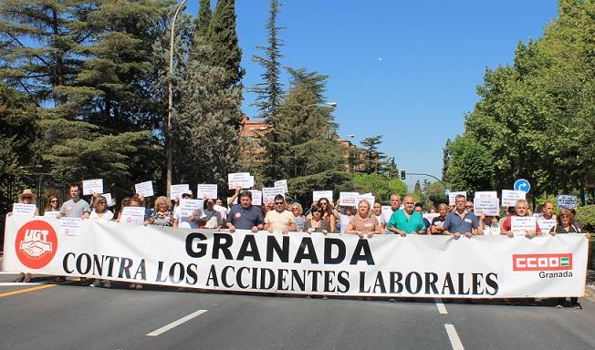 Concentración sindical este viernes por la muerte del trabajador. 