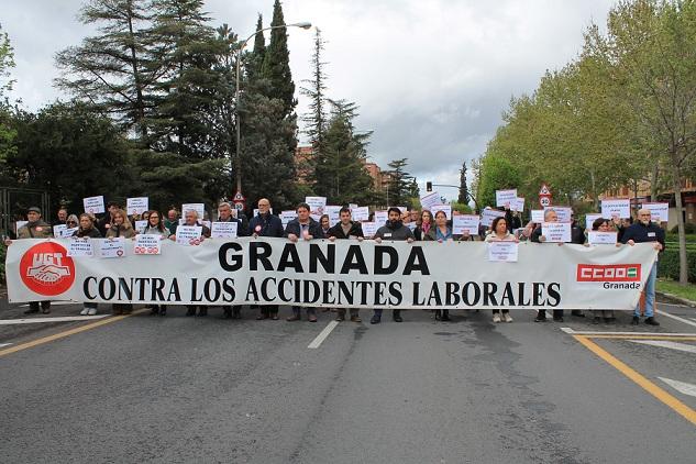 Concentración sindical este lunes por el accidente laboral mortal. 