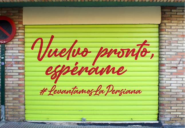 Uno de los mensajes de la campaña Uno de los mensajes de la campaña.