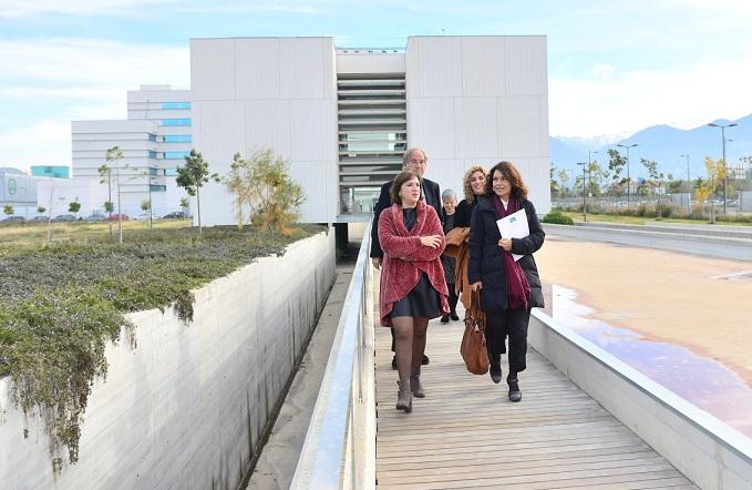 Visita de la consejera Lina Gálvez al PTS. 