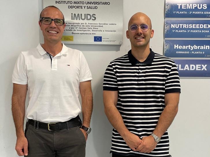 Jonatan R. Ruiz (izq.) y Lucas Jurado-Fasoli, autores principales del estudio.