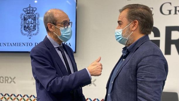José María Corpas (izqda.) y Jacobo Calvo. 