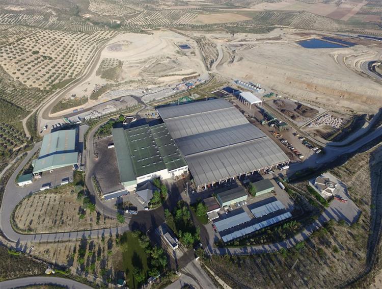 Vista aérea de la planta.