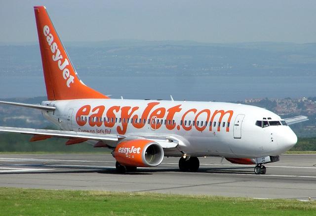 Uno de los aviones de Easyjet.