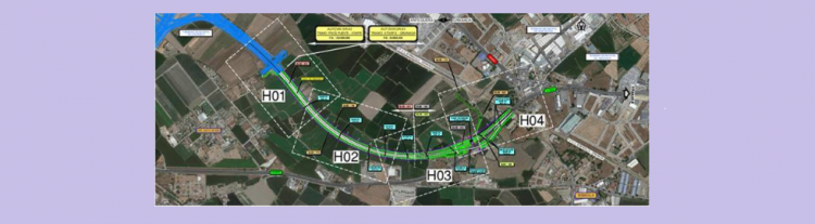 Plano del tramo proyectado Plano del tramo proyectado.