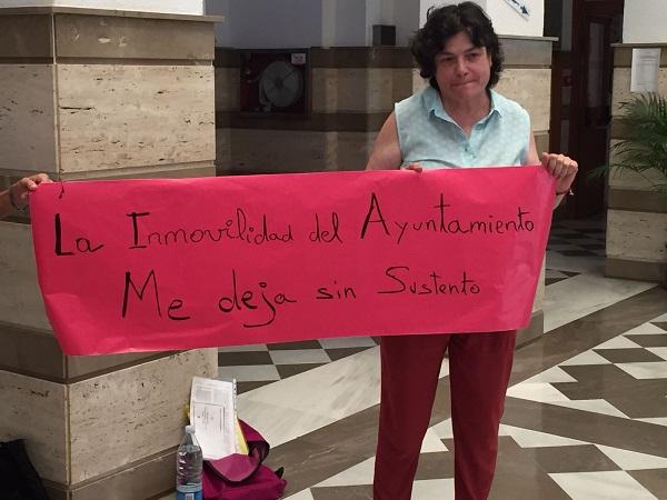 María Soledad Bueno, este martes en el Ayuntamiento de Motril. 