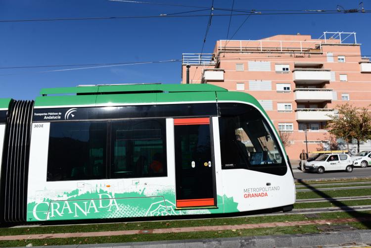 Una de las pruebas del Metro.