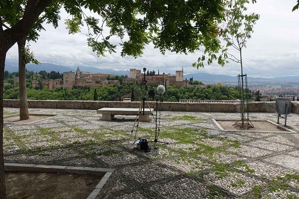 Mirador de San Nicolás durante el confinamiento.