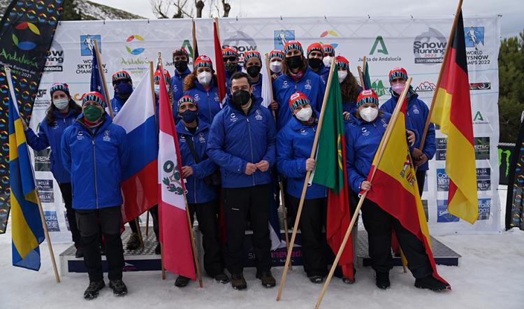 Juan Manuel Moreno, este viernes en Sierra Nevada