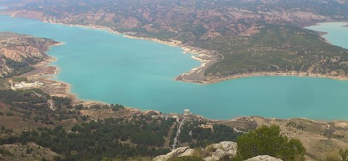 El embalse del Negratín surtirá de agua a los nuevos regadíos.