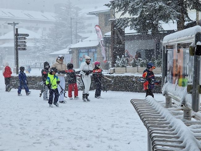 Nieve en Pradollano.