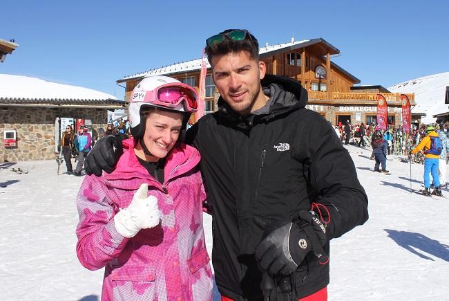 Mireia Belmonte y Cristian Toro.