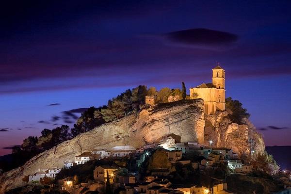 Una de las espectaculares vistas de Montefrío.