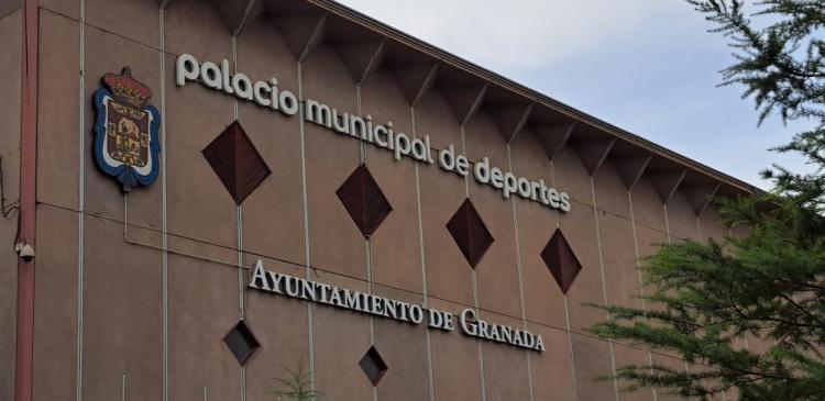 Fachada del Palacio de los Deportes de Granada.