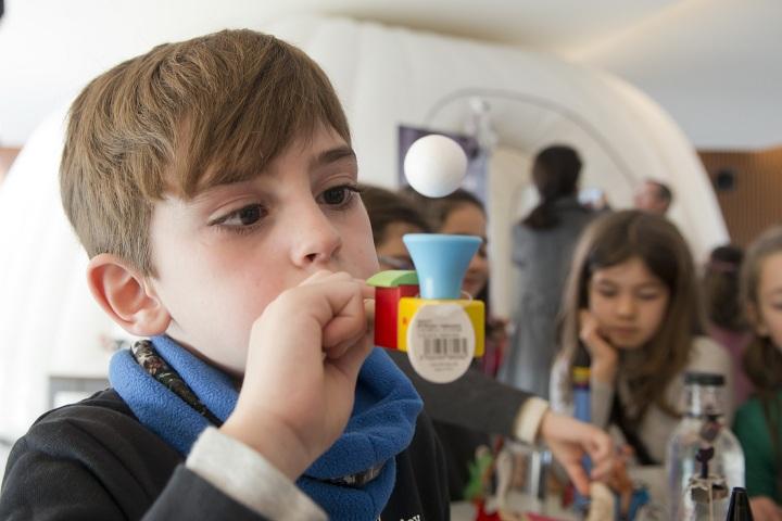 Los niños, protagonistas en la mayoría de actividades.