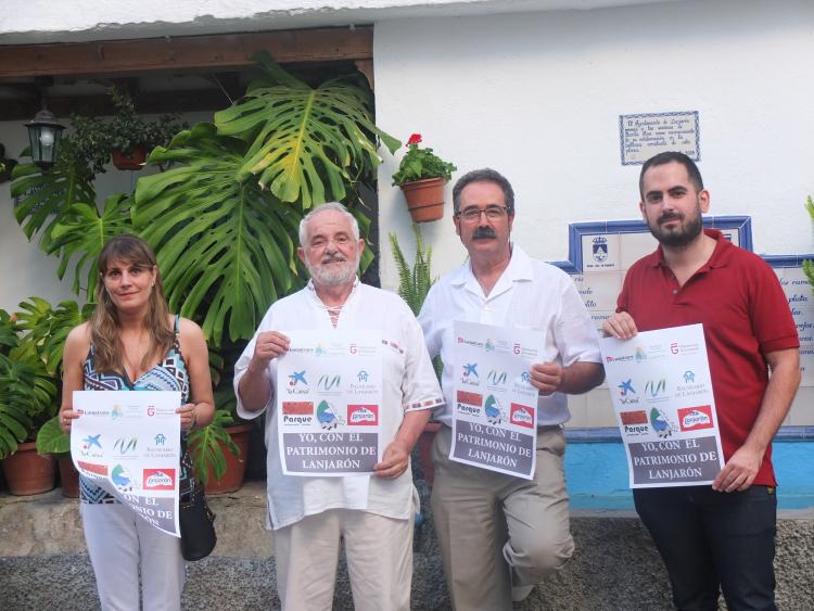 Raúl Ruiz con Ana María Rosillo, José Antonio Ramos y Fernando Rubio.