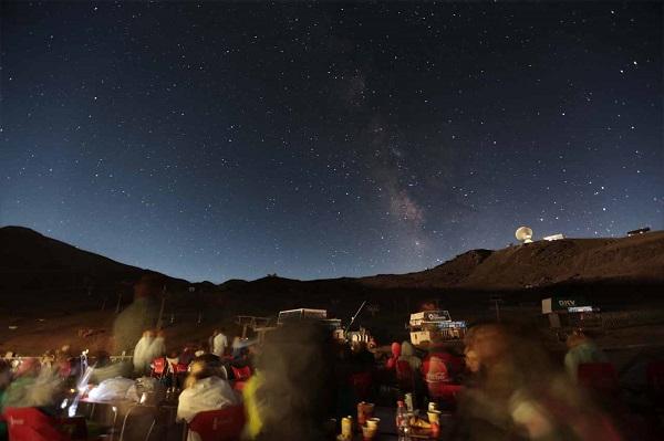 La observación de las Perseidas es una de las actividades en Sierra Nevada. 