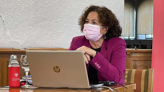 Pilar Aranda, rectora de la UGR, en una imagen de archivo.