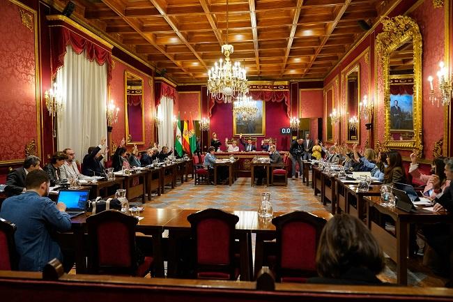 Pleno del Ayuntamiento de Granada. 