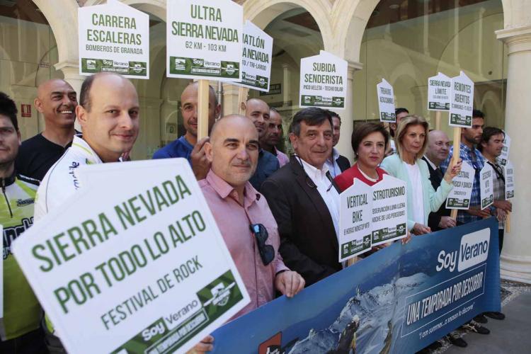 Original presentación de las actividades de verano de Sierra Nevada. 