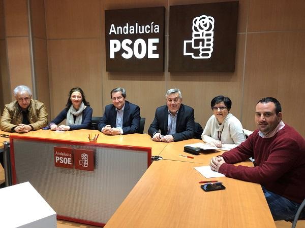 Reunión celebrada este miércoles en la sede del PSOE.