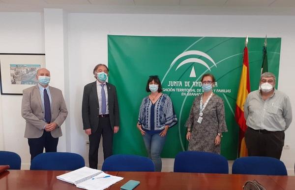 Reunión de los representantes de CSIF con el delegado de Salud. Reunión de los representantes de CSIF con el delegado de Salud.