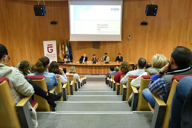 Reunión en la Diputación de Granada.