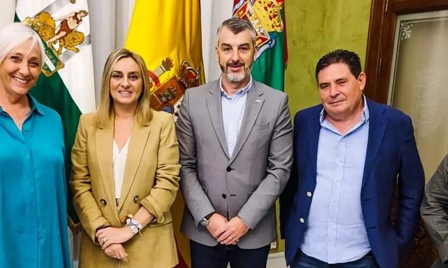 Reunión de los líderes provincial y regional de UGT con la alcaldesa.