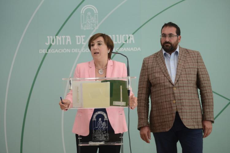 Sandra García y Germán González, en rueda de prensa Sandra García y Germán González, en rueda de prensa.