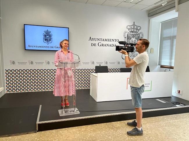 Raquel Ruz en rueda de prensa.