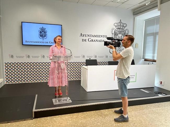 Raquel Ruz en rueda de prensa.