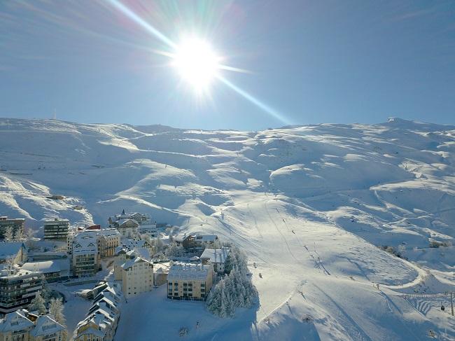 Aspecto de la estación tras la nevada del pasado fin de semana. 